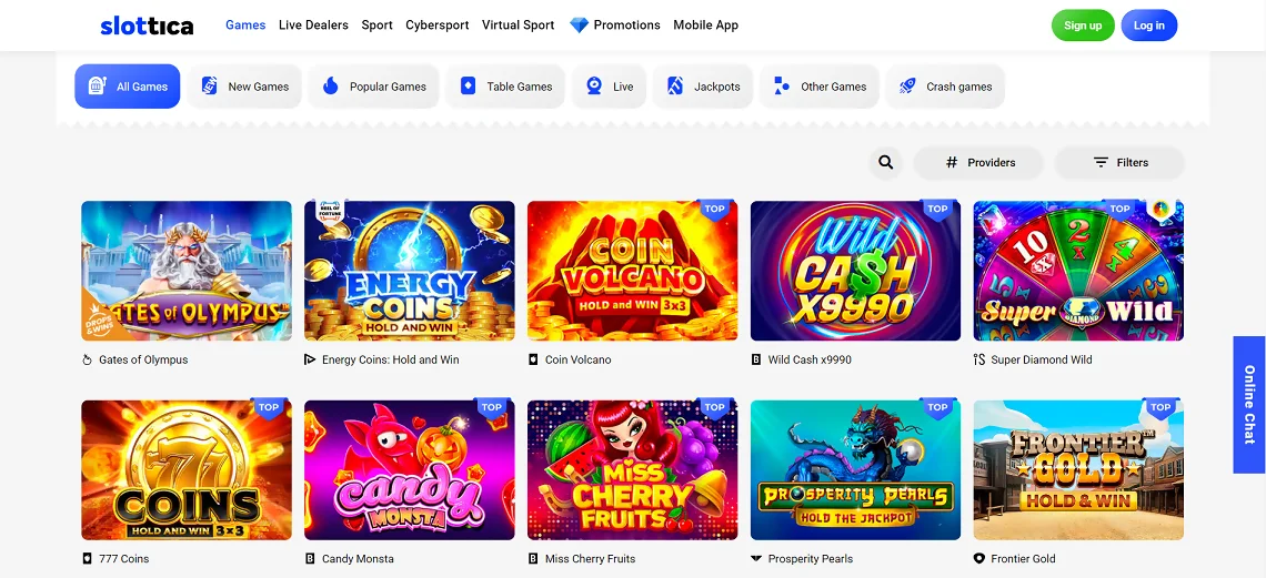 Gry Slottica Casino